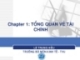 TỔNG QUAN VỀ TÀI CHÍNH