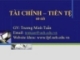 Bài giảng Tài chính tiền tệ - Trương Minh Tuấn