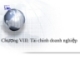Chương VIII: Tài chính doanh nghiệp