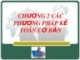 Bài giảng Phương pháp kế toán - Chương II: Các phương pháp kế toán cơ bản