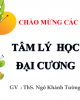 Bài giảng Tâm lý học đại cương: Chương 1 - ThS. Ngô Khánh Tường