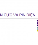 Bài giảng Điện cực và pin điện