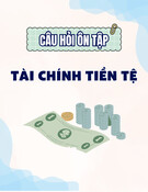Câu hỏi ôn tập tự luận môn Tài chính tiền tệ