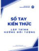 Sổ tay kiến thức Lập trình hướng đối tượng