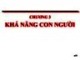Bài giảng Nhập môn tương tác người máy - Chương 3: Khả năng con người (Năm 2023)