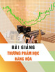 Bài giảng Thương phẩm học hàng hóa - Chương 1: Đối tượng và nội dung nghiên cứu của thương phẩm học